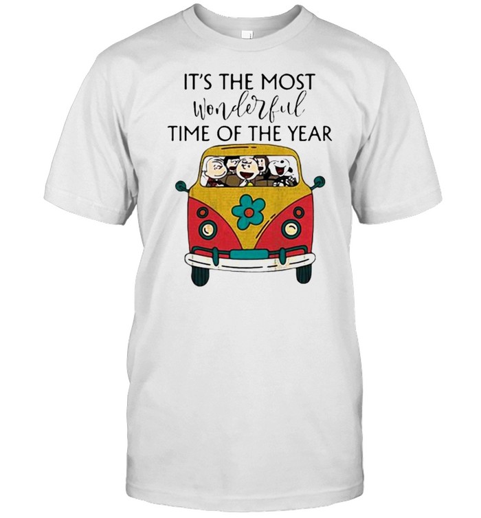 Its The Most Wonderful Time Of The Year Bus Peanuts T-Shirt Its The Most Wonderful Time Of The Year Bus Peanuts T-Shirt