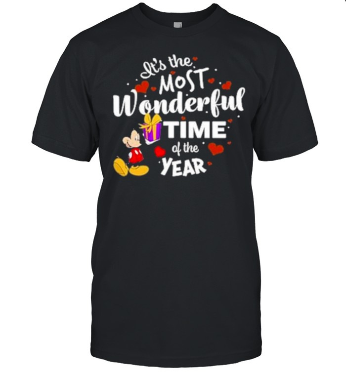 Its The Most Wonderful Time Of The Year Mickey T-Shirt Its The Most Wonderful Time Of The Year Mickey T-Shirt
