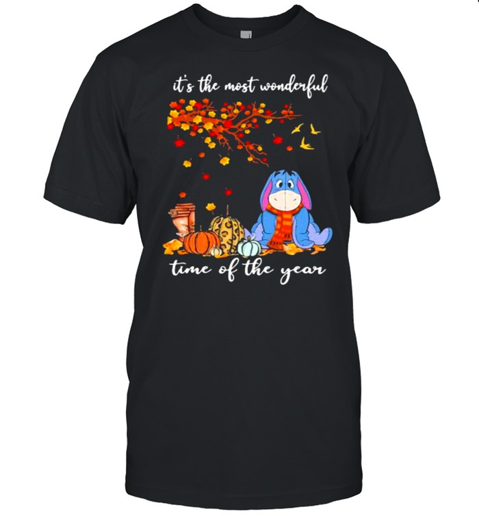 Its The Most Wonderful Time Of The Year Pumpkin Eeyore T-Shirt Its The Most Wonderful Time Of The Year Pumpkin Eeyore T-Shirt