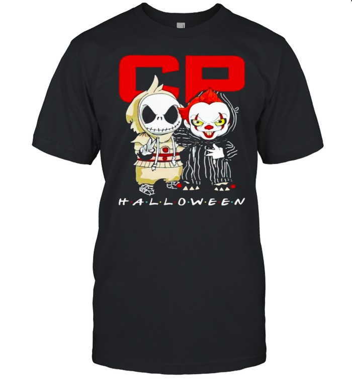 Jack Skellington And Pennywise Canadian Pacific Halloween T-Shirt