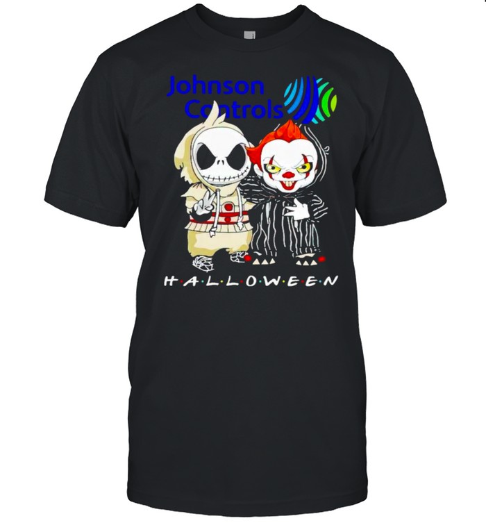 Jack Skellington And Pennywise Johnson Controls Halloween T-Shirt