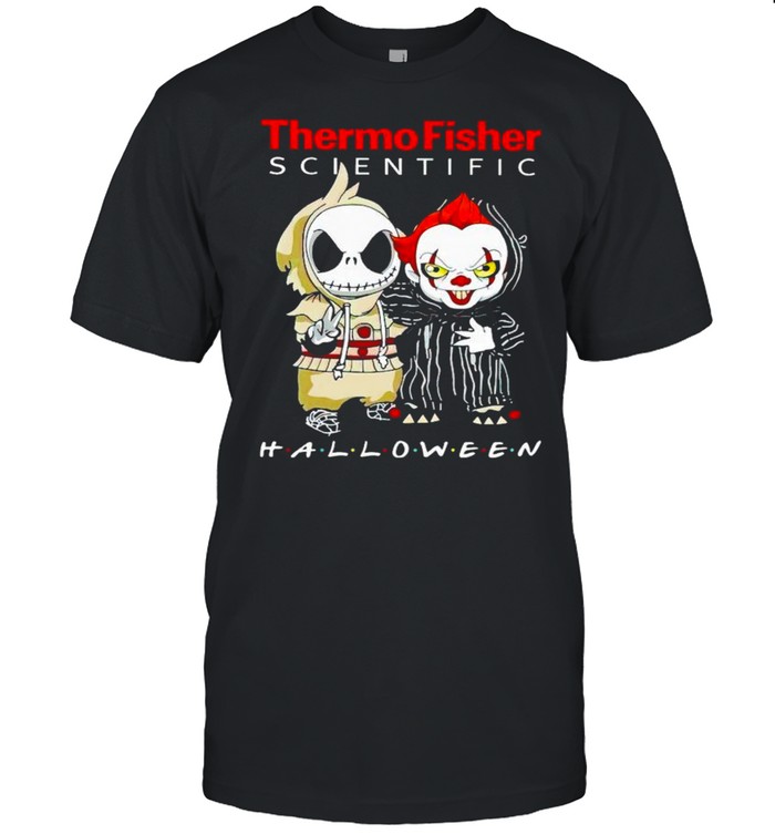 Jack Skellington And Pennywise Thermo Fisher Scientific Halloween T-Shirt Jack Skellington And Pennywise Thermo Fisher Scientific Halloween T-Shirt