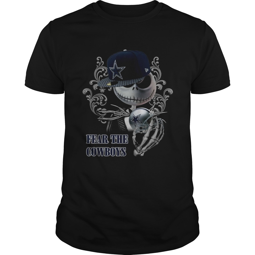 Jack Skellington Fear The Dallas Cowboys Shirt T-Shirt Jack Skellington Fear The Dallas Cowboys Shirt T-Shirt
