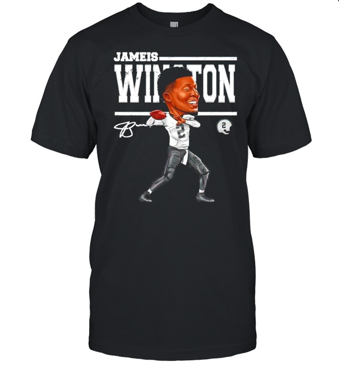 Jameis Winston Cartoon Signature T-Shirt
