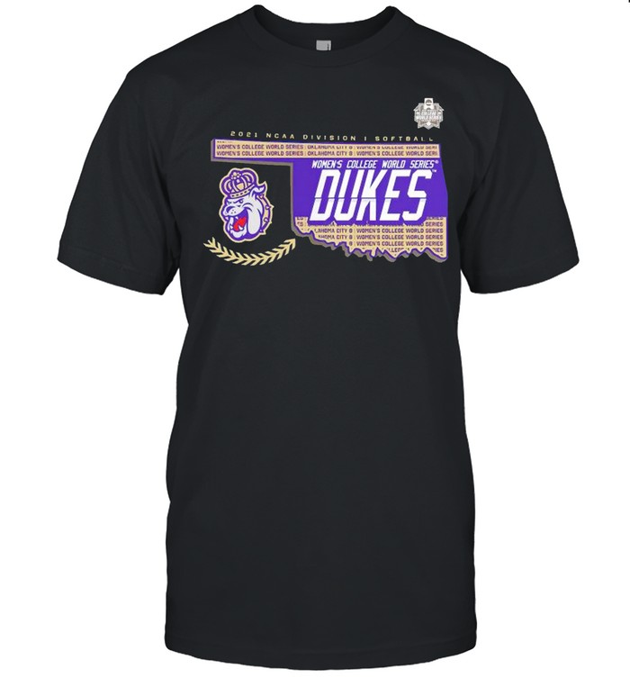 James Madison Dukes 2021 Ncaa Softball Womens College World Series T-Shirt