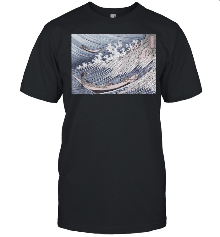 Japanese Art Print Hokusai A Thousand Views Of The Sea T-Shirt Japanese Art Print Hokusai A Thousand Views Of The Sea T-Shirt