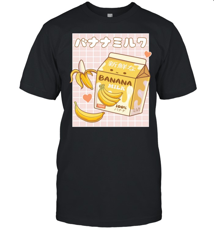Japanese Kawaii Banana Milk Shake Carton Pastel Goth T-Shirt Japanese Kawaii Banana Milk Shake Carton Pastel Goth T-Shirt
