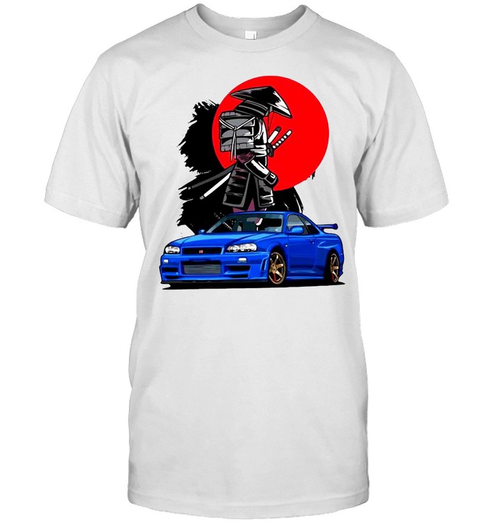 Jdm Skyline 34 Car Tuning Japan Samurai Drift T-Shirt