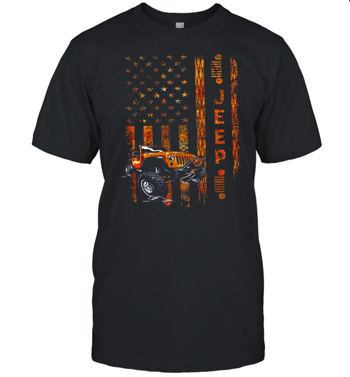 Jeep American Flag Halloween T-Shirt