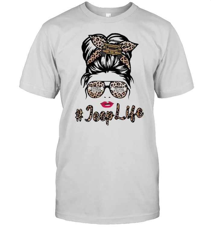 Jeep Life Lepoard Girl T-Shirt Jeep Life Lepoard Girl T-Shirt