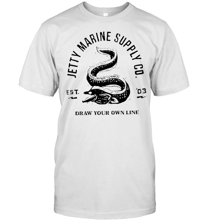 Jetty Marine Supply Co. Draw Your Own Line T-Shirt