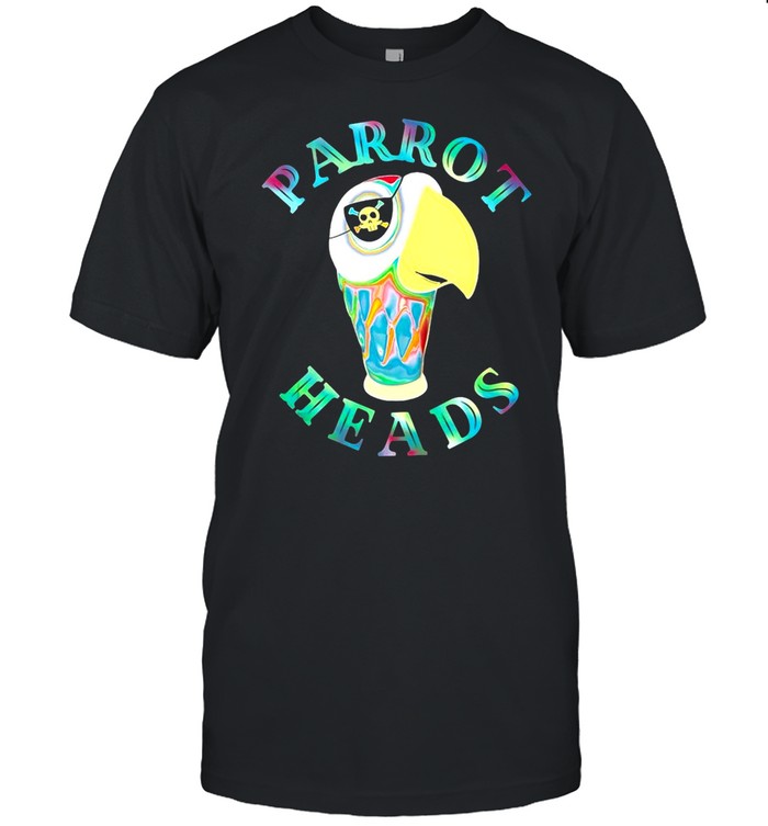 Jimmy Parrot Head Fan Vibrant Colors And Eye Patch T-Shirt Jimmy Parrot Head Fan Vibrant Colors And Eye Patch T-Shirt