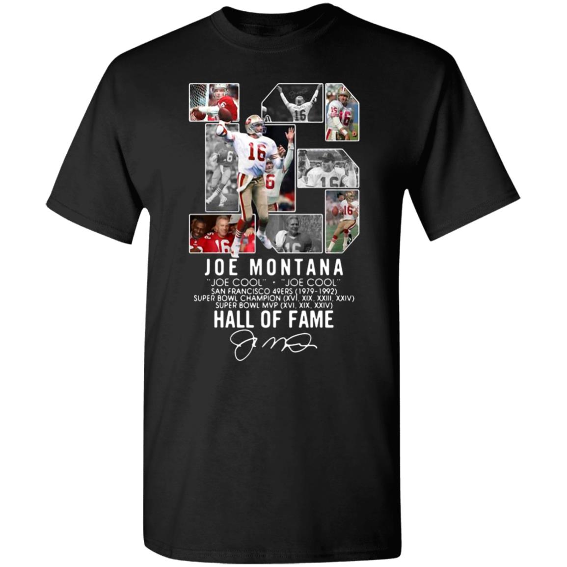 Joe-Montana-16-Joe-Cool-San-Francisco-49Ers-Hall-Of-Fame G500 Gildan 5.3 Oz. T-Shirt