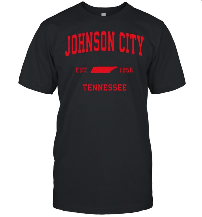 Johnson City Tennessee Tn Est 1856 Vintage Sports T-Shirt