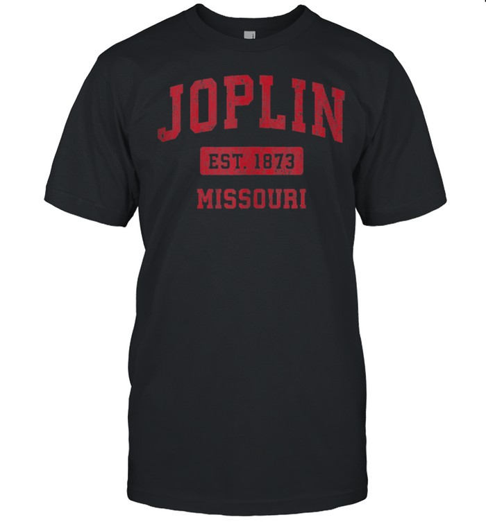 Joplin Missouri Mo Vintage Sports Design Red Design T-Shirt Joplin Missouri Mo Vintage Sports Design Red Design T-Shirt