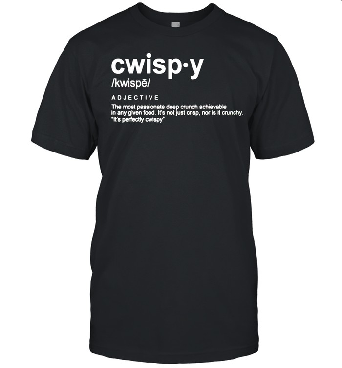 Joshua Weissman Cwispy The Most Passionate Deep Crunch T-Shirt Joshua Weissman Cwispy The Most Passionate Deep Crunch T-Shirt