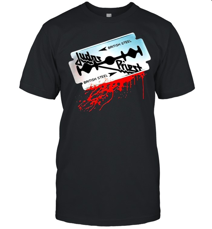 Judas Priest Baritish Steel Razor T-Shirt