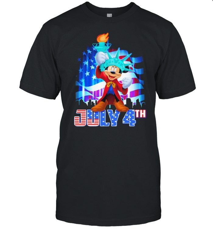 July 4Th Independence Mickey Mouse Disney T-Shirt July 4Th Independence Mickey Mouse Disney T-Shirt
