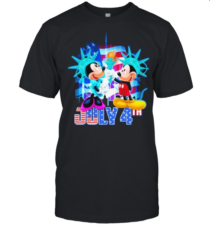July 4Th Independence Minnie And Mickey Mouse Disney T-Shirt July 4Th Independence Minnie And Mickey Mouse Disney T-Shirt