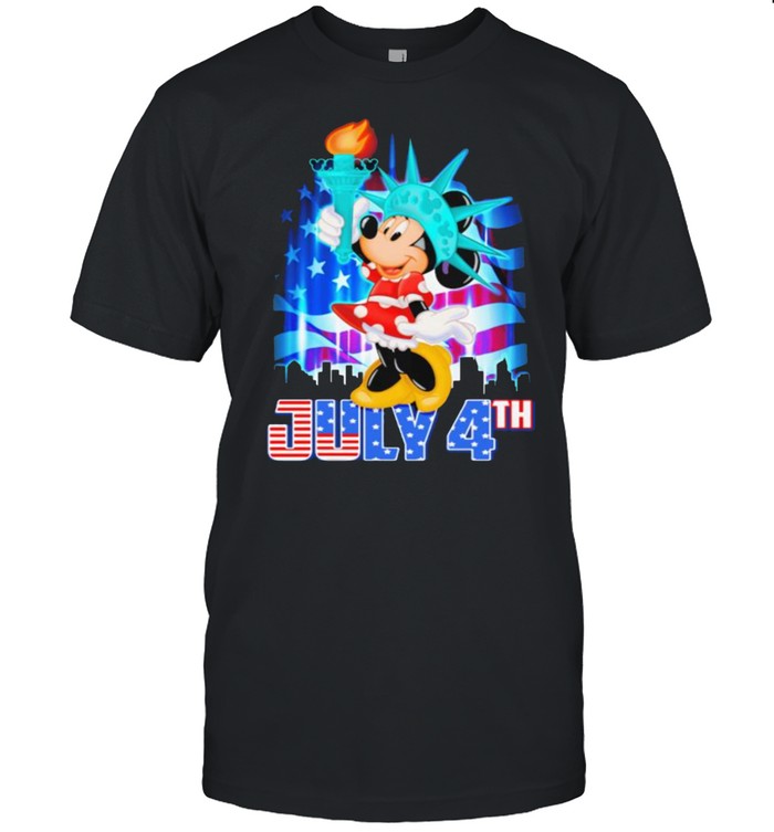 July 4Th Independence Minnie Mouse Disney T-Shirt July 4Th Independence Minnie Mouse Disney T-Shirt