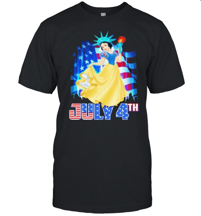 July 4Th Independence Snow White Disney T-Shirt July 4Th Independence Snow White Disney T-Shirt