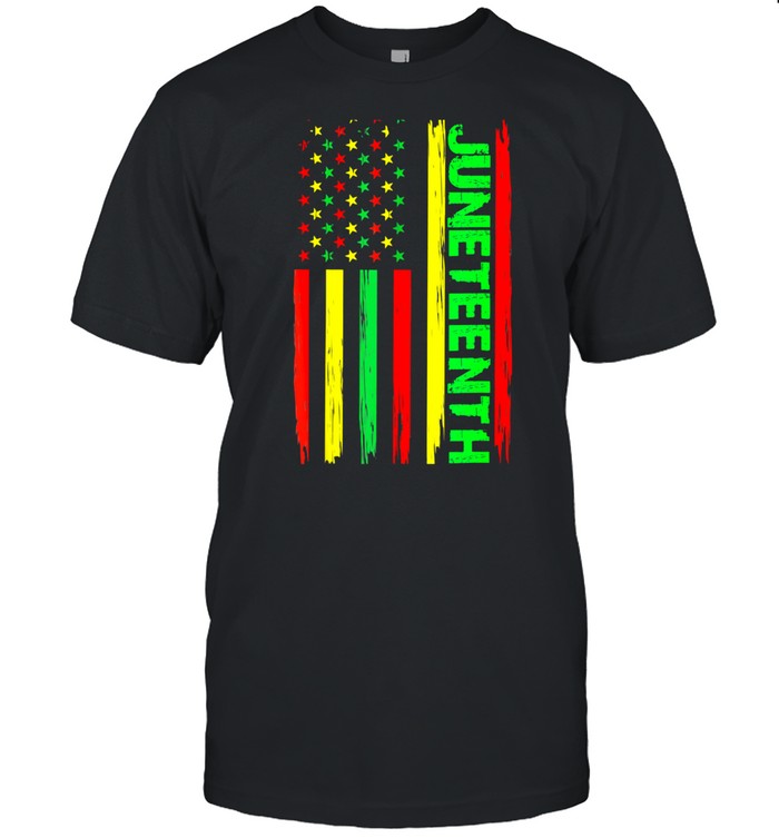 Juneteenth In A Flag For Black History Day T-Shirt