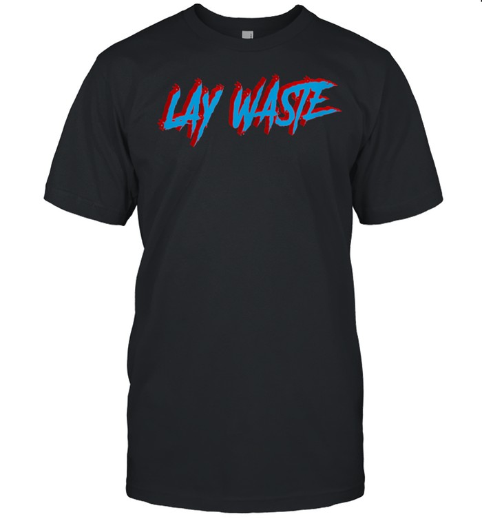 Lay Waste Retro Style T-Shirt