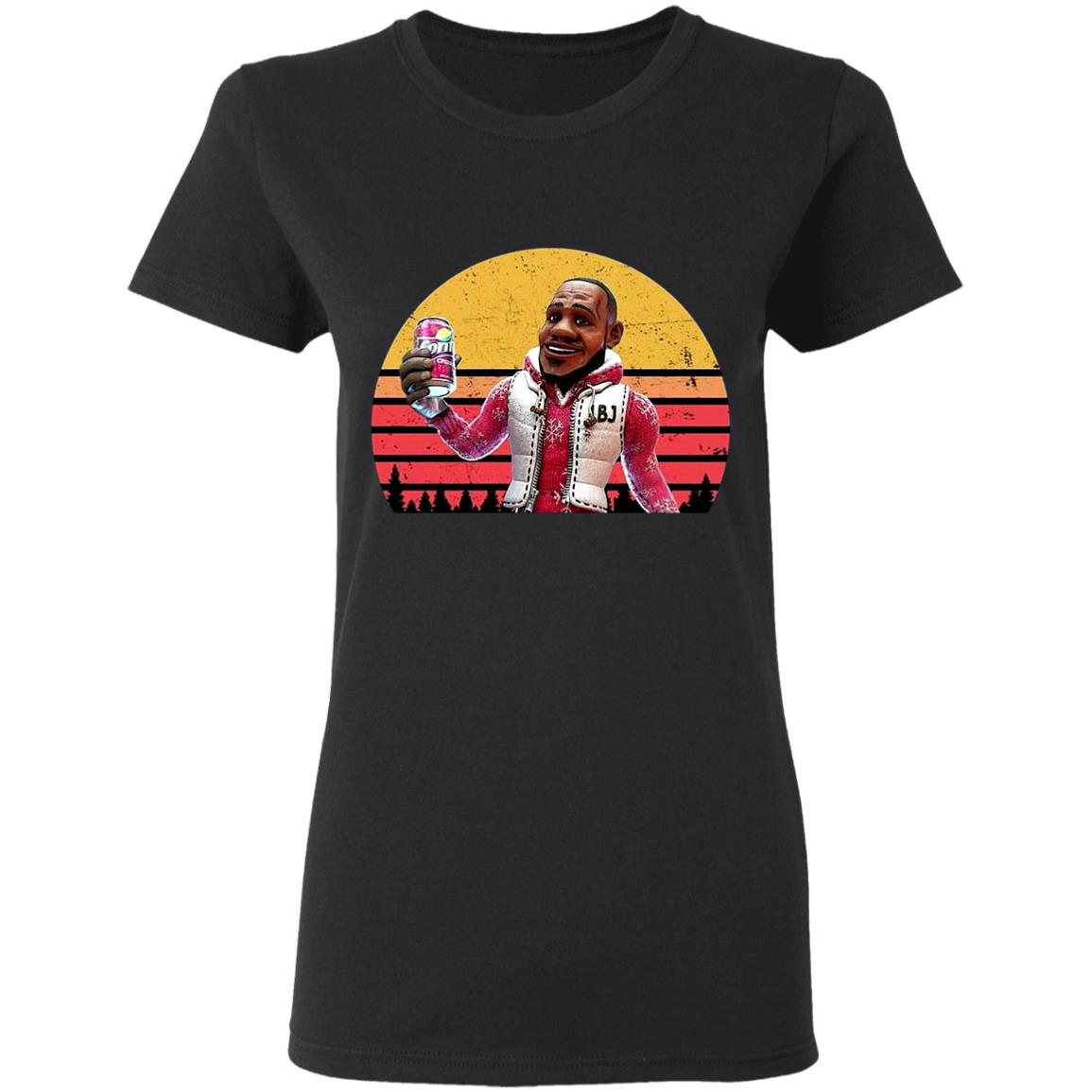 Lebron-James-With-Sprite-Cranberry G500l Gildan Ladies’ 5.3 Oz. T-Shirt