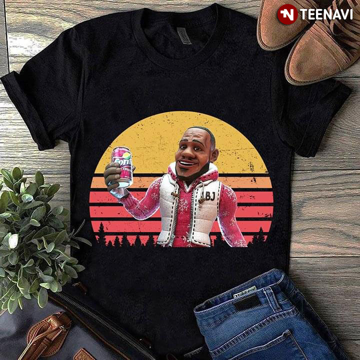 Lebron James With Sprite Cranberry T-Shirt
