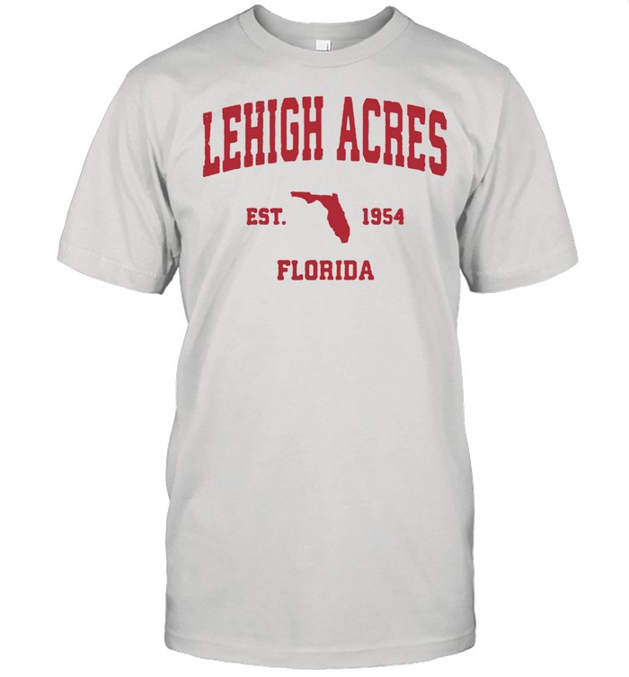 Lehigh Acres Florida 1954 Fl Vintage Sports T-Shirt