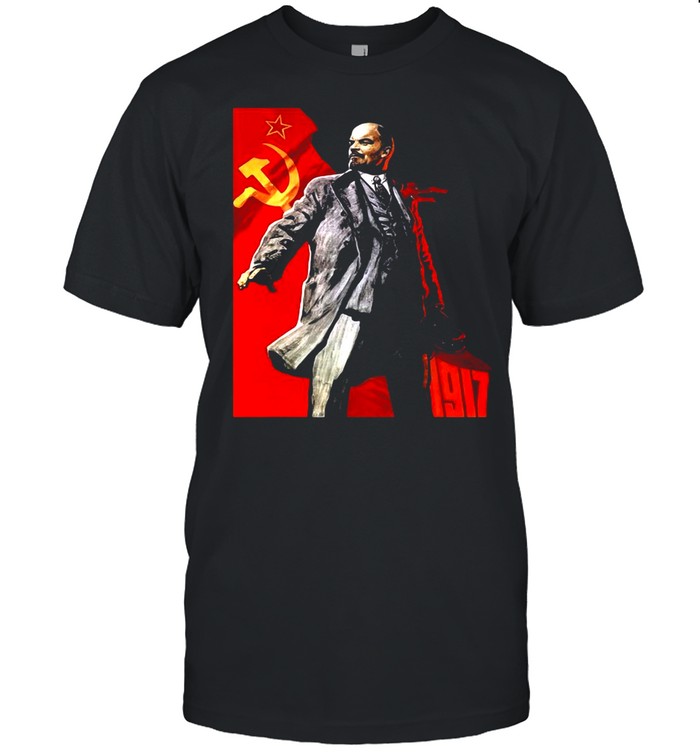 Lenin Forever Soviet Union Ussr Russia Vintage Retro T-Shirt