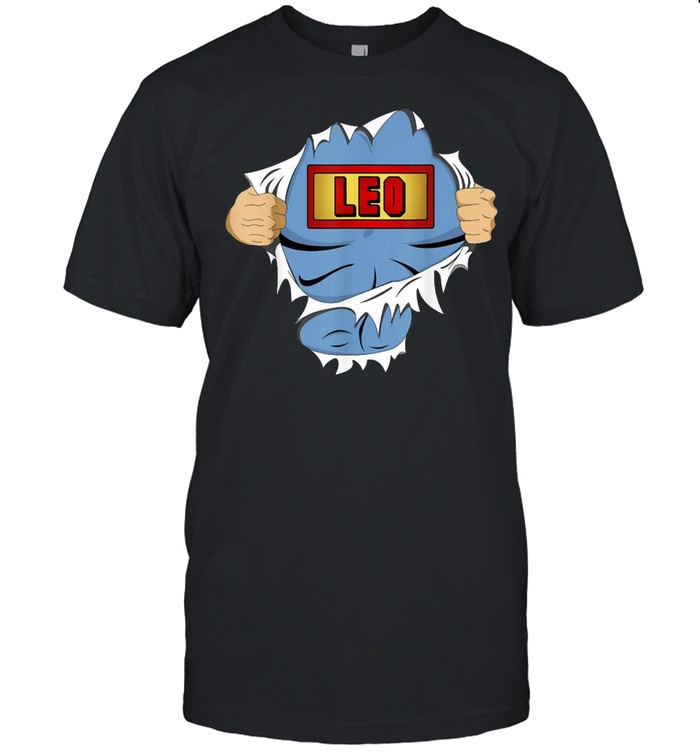Leo Name Superhero Named Leo T-Shirt