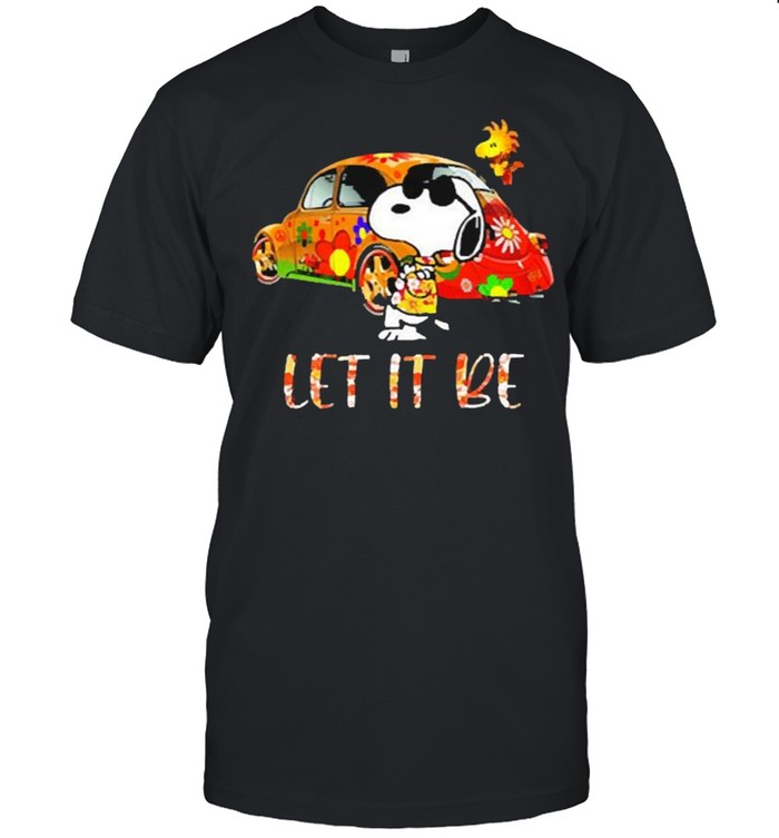 Let It Be Snoopy Summer T-Shirt