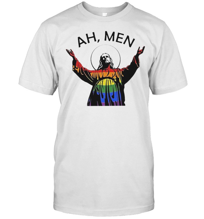 Lgbt Jesus Ah Men T-Shirt