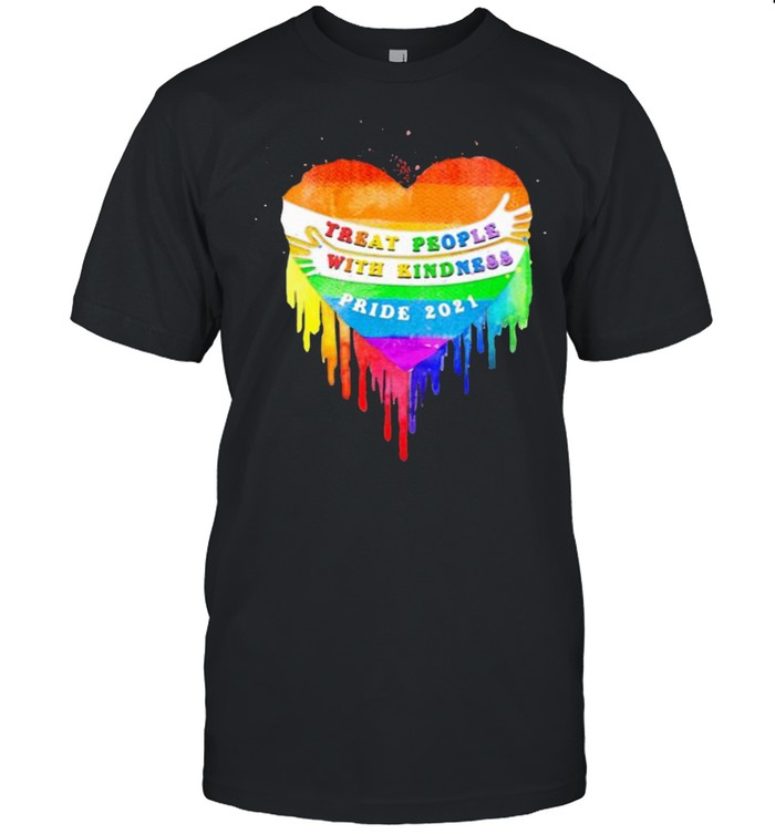 Lgbt Treat People With Kindness Pride 2021 T-Shirt Lgbt Treat People With Kindness Pride 2021 T-Shirt