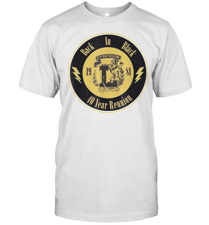 Lhs 81 Black And Gold Logo T-Shirt