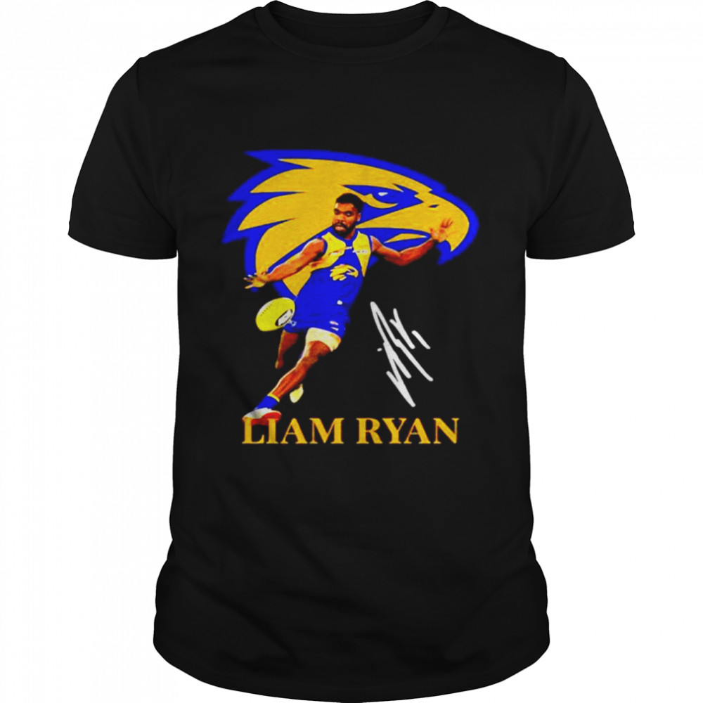 Liam Ryan Player Of Team Philadelphia Eagles Football Signature T-Shirt