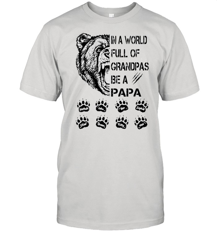 Lion In A World Full Of Grandpas T-Shirt