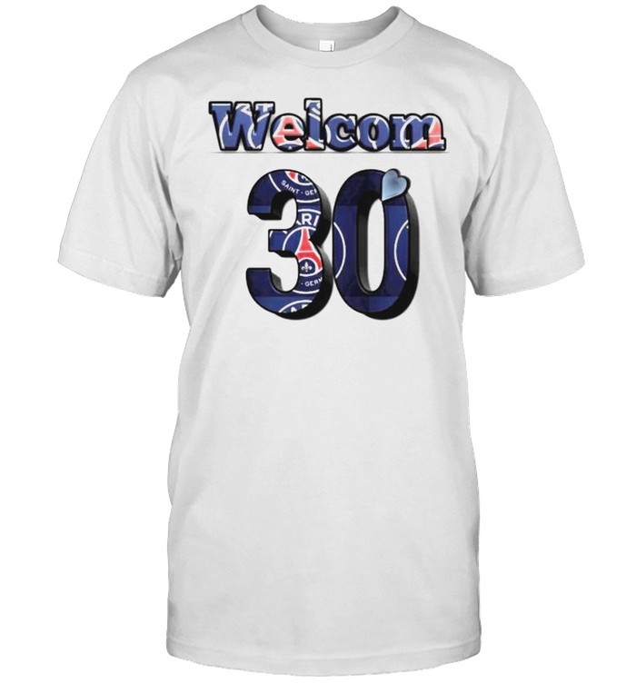Lionel Messi #30 Welcome Paris Saint-Germain T-Shirt