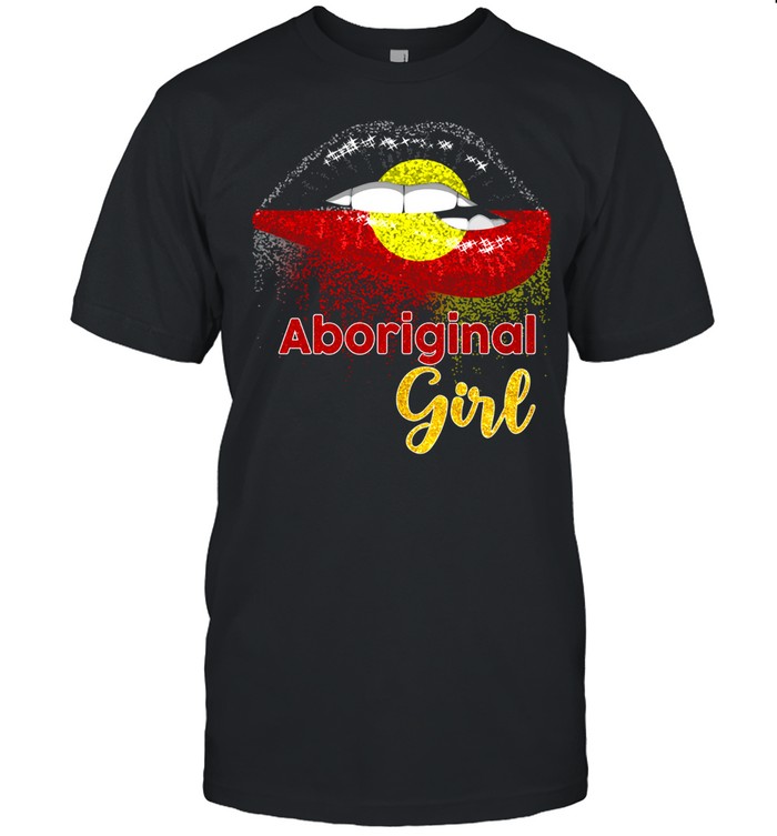 Lips Aboriginal Girl T-Shirt Lips Aboriginal Girl T-Shirt