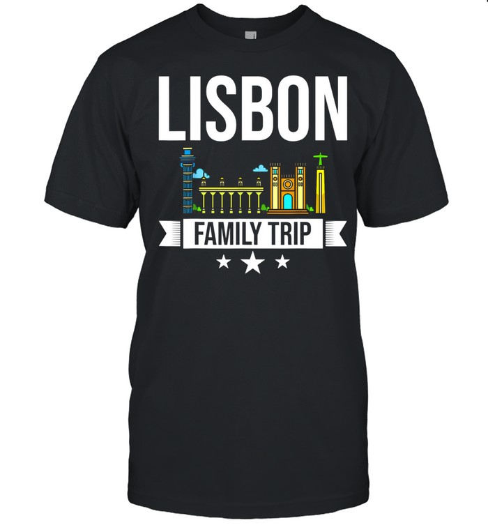 Lisbon Portugal City Trip Skyline Map Travel T-Shirt Lisbon Portugal City Trip Skyline Map Travel T-Shirt