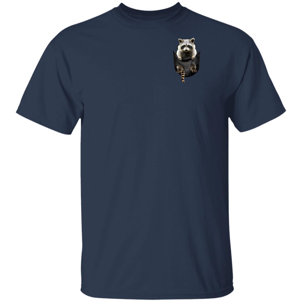 Little-Raccoon-In-Pocket G500 Gildan 5.3 Oz. T-Shirt
