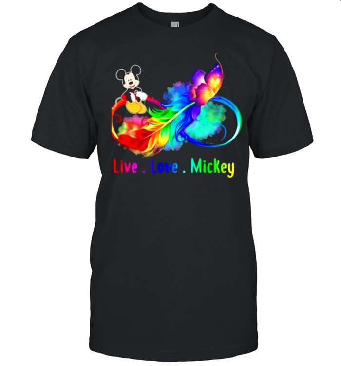 Live Love Mickey Autism Awareness T-Shirt