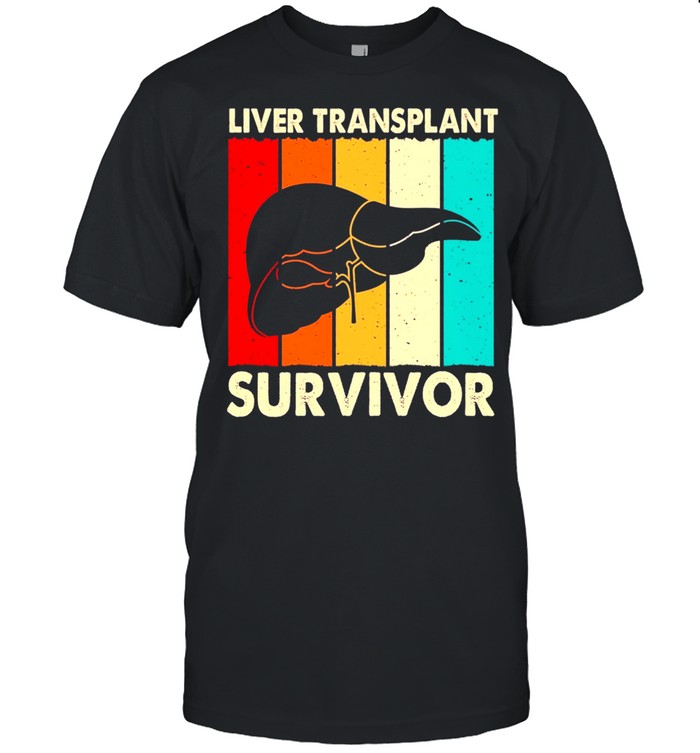 Liver Transplant Survivor Retro T-Shirt