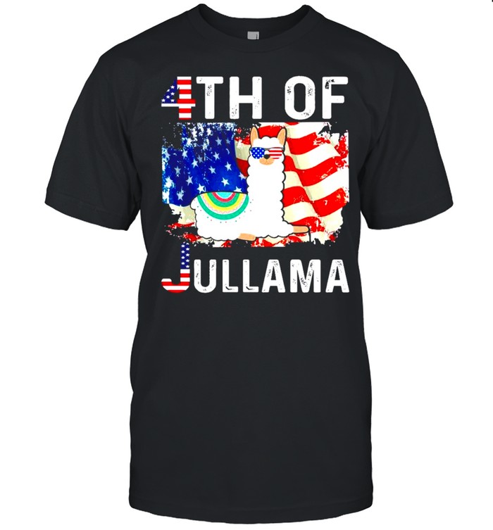 Llama 4Th Of July Jullama T-Shirt