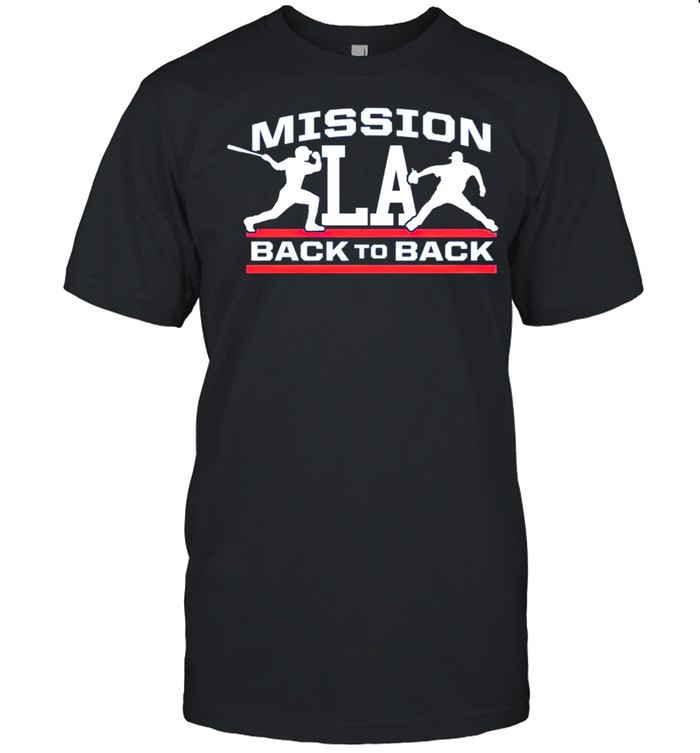 Los Angeles Dodgers Mission Back To Back T-Shirt