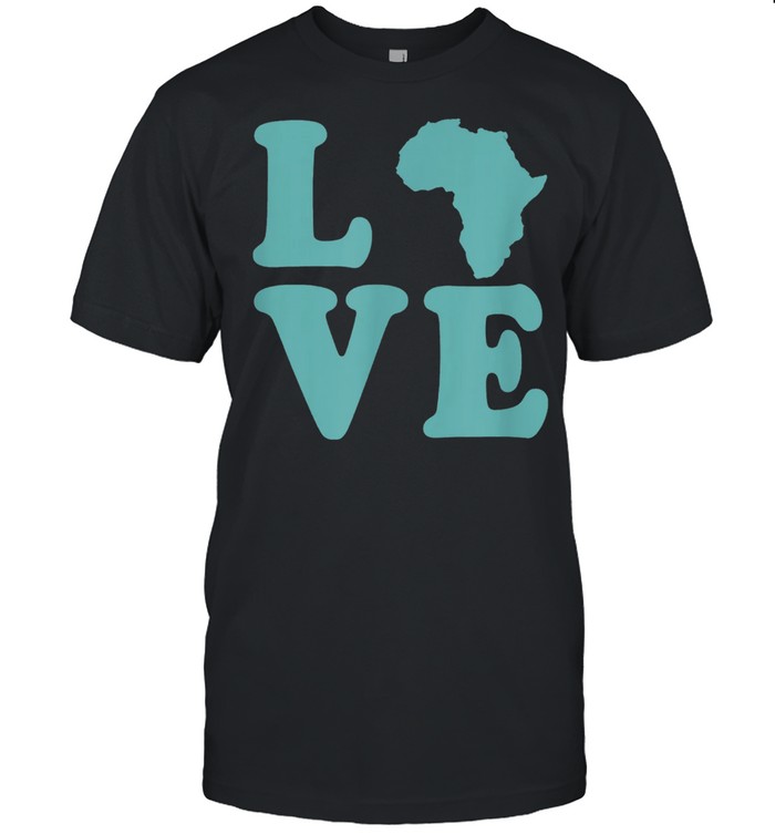 Love Africa Melanin American History Pride Juneteenth Party T-Shirt