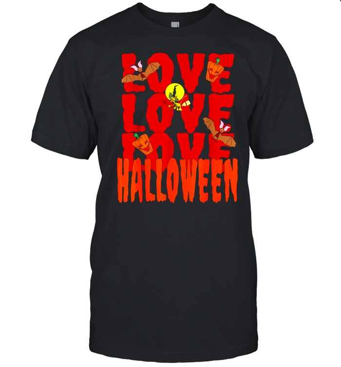 Love Halloween T-Shirt Love Halloween T-Shirt