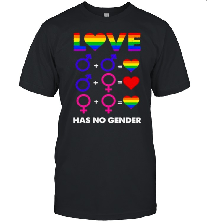 Love Has No Gender Lgbt T-Shirt Love Has No Gender Lgbt T-Shirt