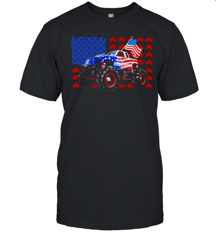 Love Jeep American Flag T-Shirt